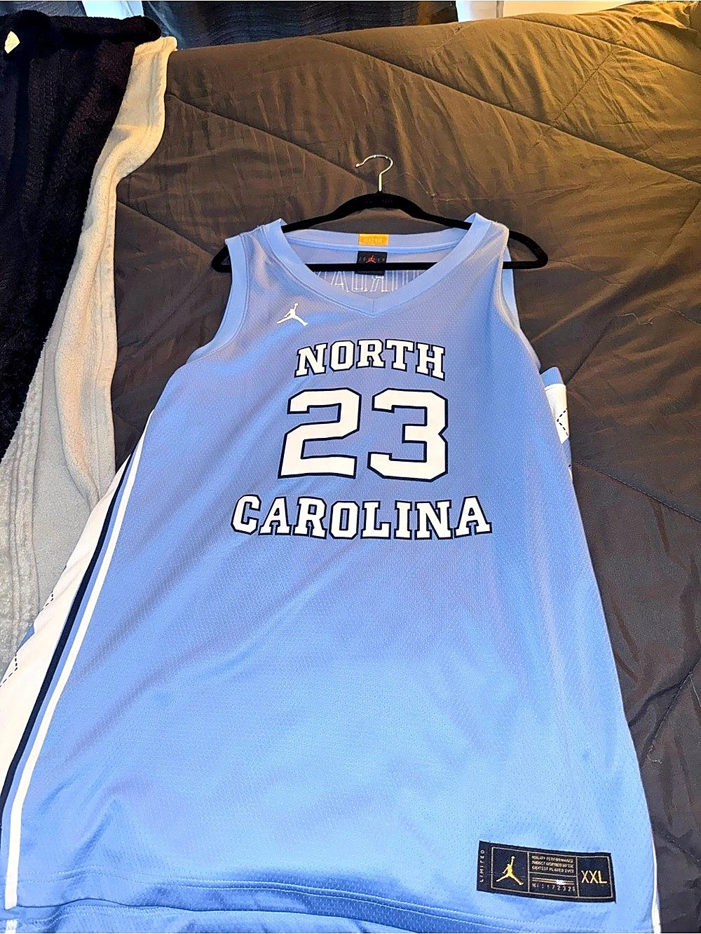 Jordan North Carolina Michael Jordan #23 jersey Blue & White XXL